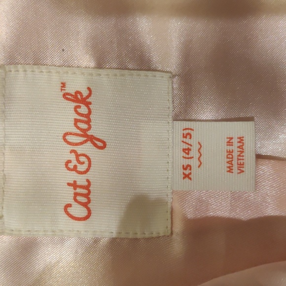 Cat & Jack Faux fur XS 4/5 gray vest - Picture 7 of 8